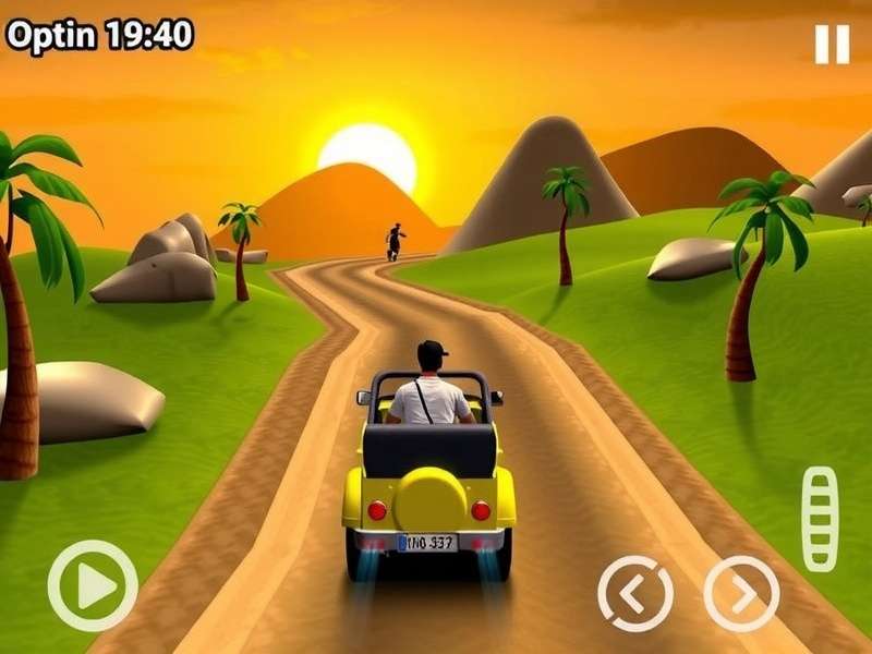 Navigate through bustling Indian streets Tuk Tuk Trailblazer Gameplay Screenshot
