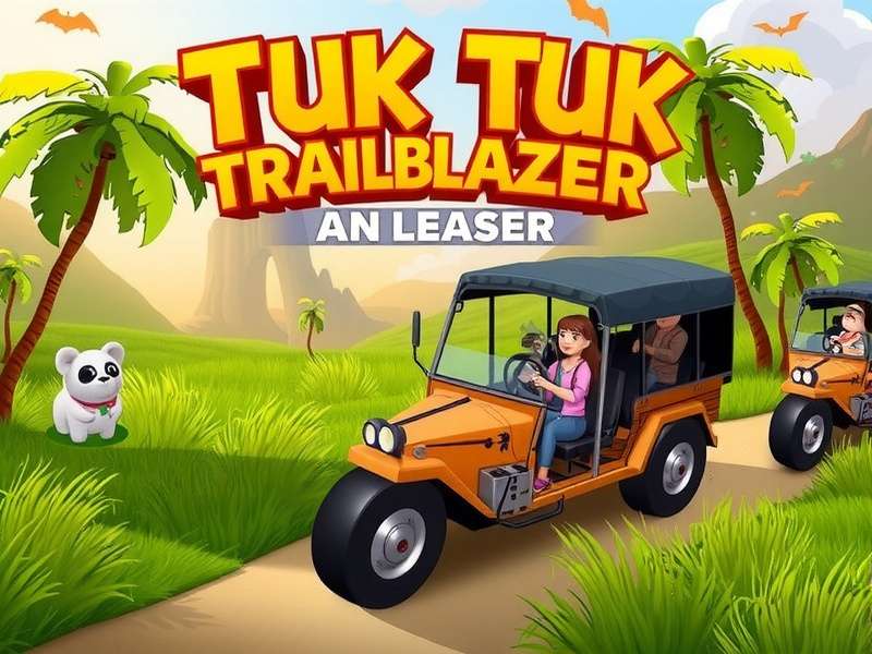 Experience the thrill of Tuk Tuk Trailblazer Tuk Tuk Trailblazer Game Cover